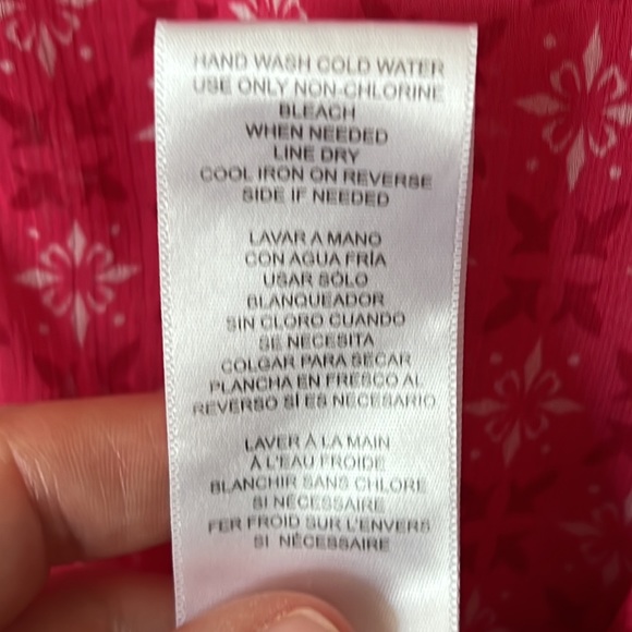 Kut from the Kloth Sheer Pink Tunic Top size M - Picture 6 of 6